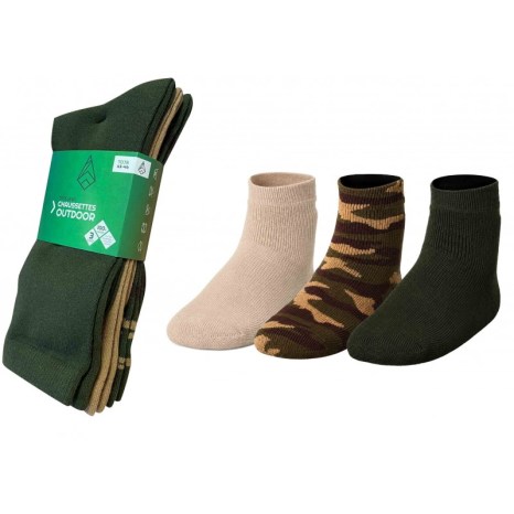 t078k-pack-3-chaussettes-enfant-vertbeigeeuro-camo